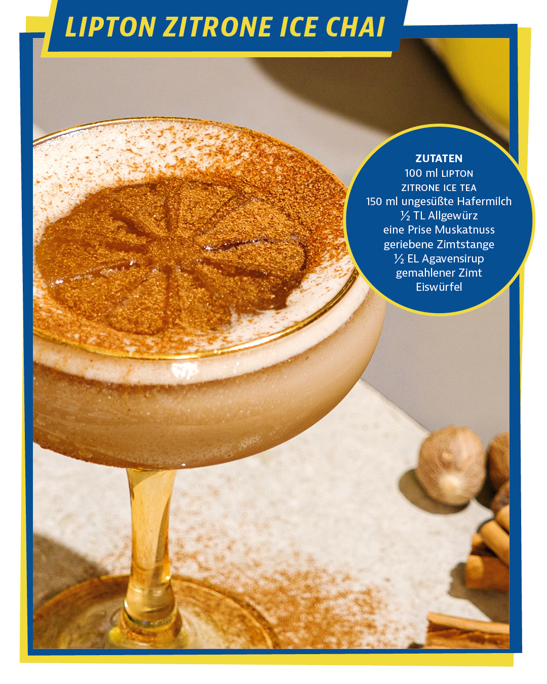 Drink des Sommers: Lipton Zitrone Ice Chai
